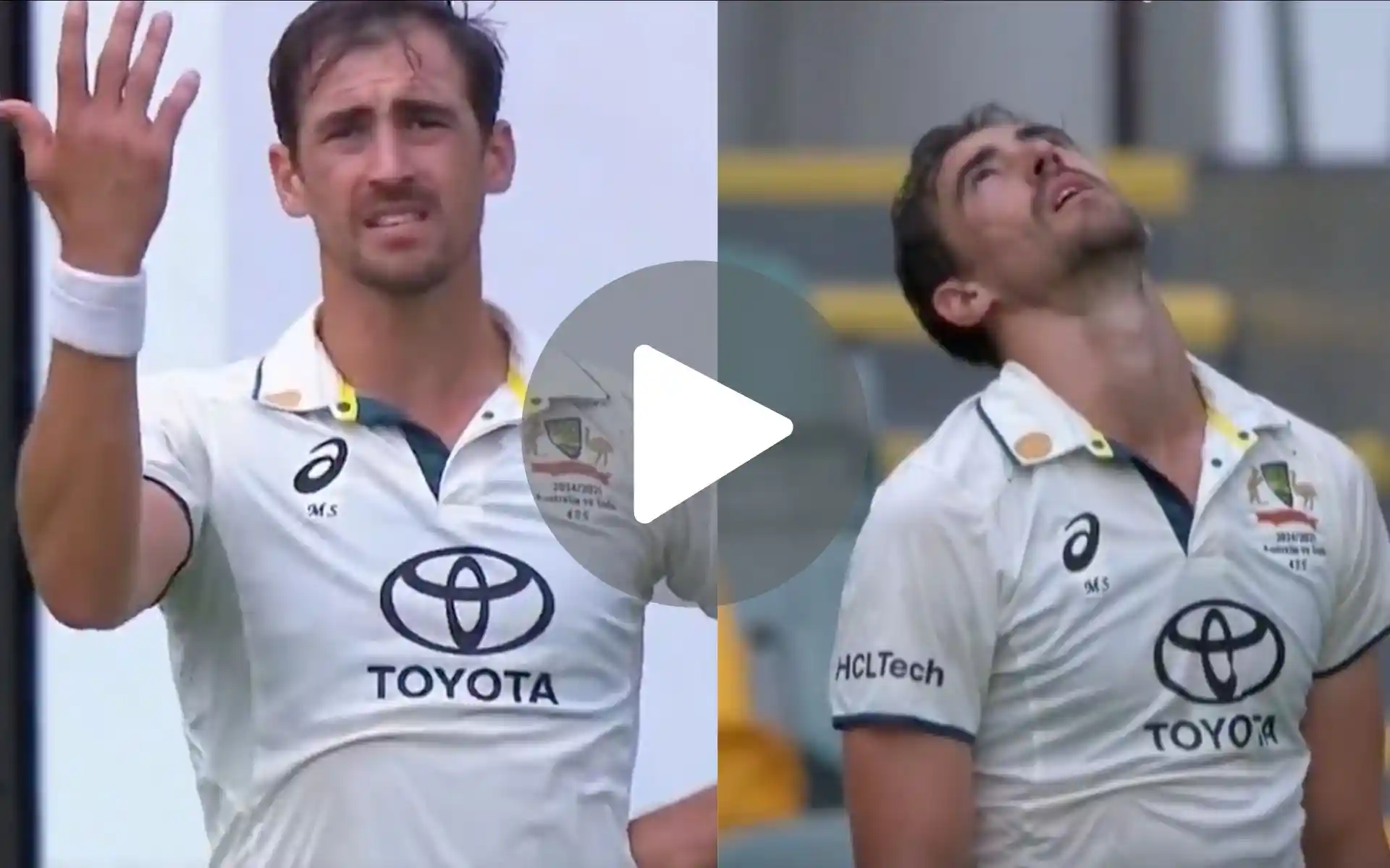 [Watch] Starc Fights With Umpire After Repeated Rain Delay; Shows Rare Burst Of Emotions